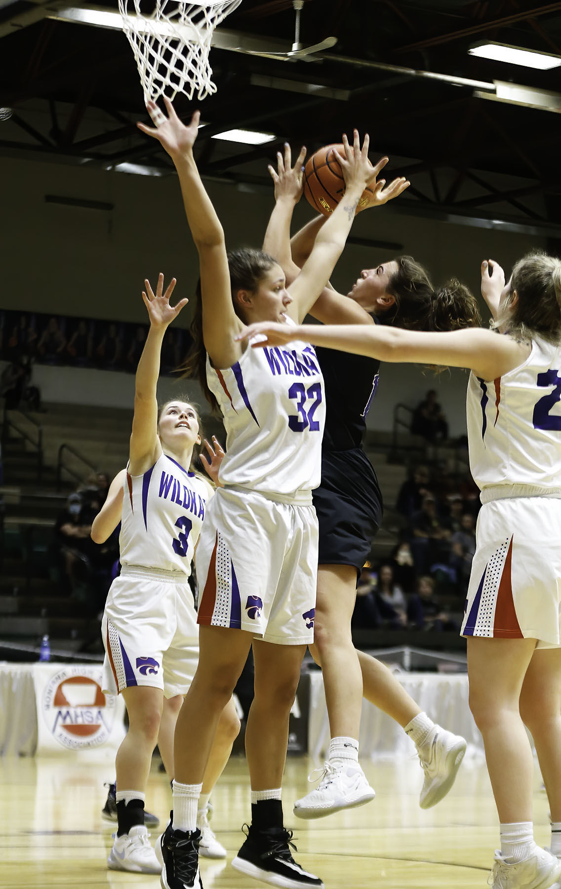 Class A girls Havre's Loy Waid